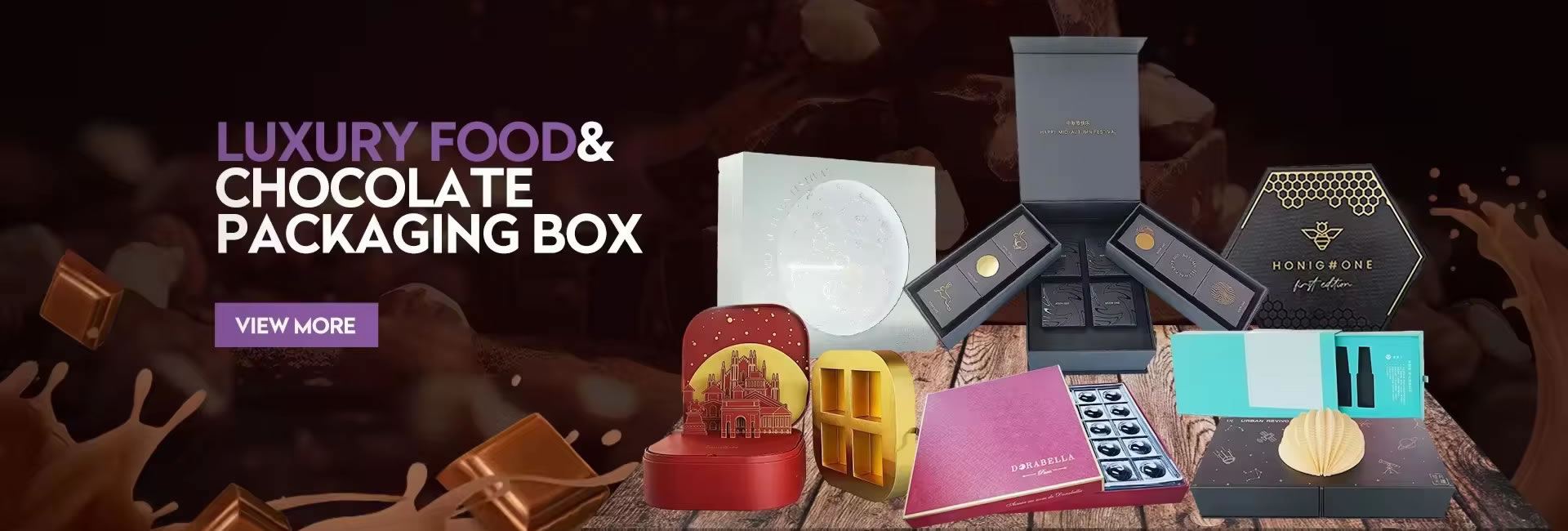 Food Chocolate/Honey Cake Packaging Box